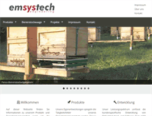 Tablet Screenshot of emsystech.de